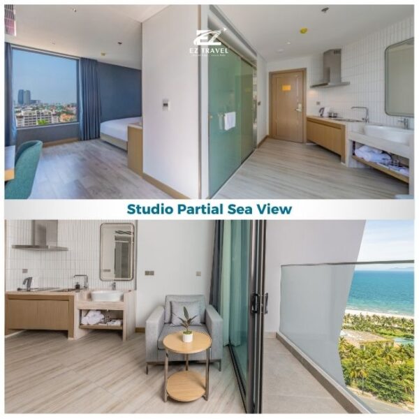 Studio-partial-sea-view